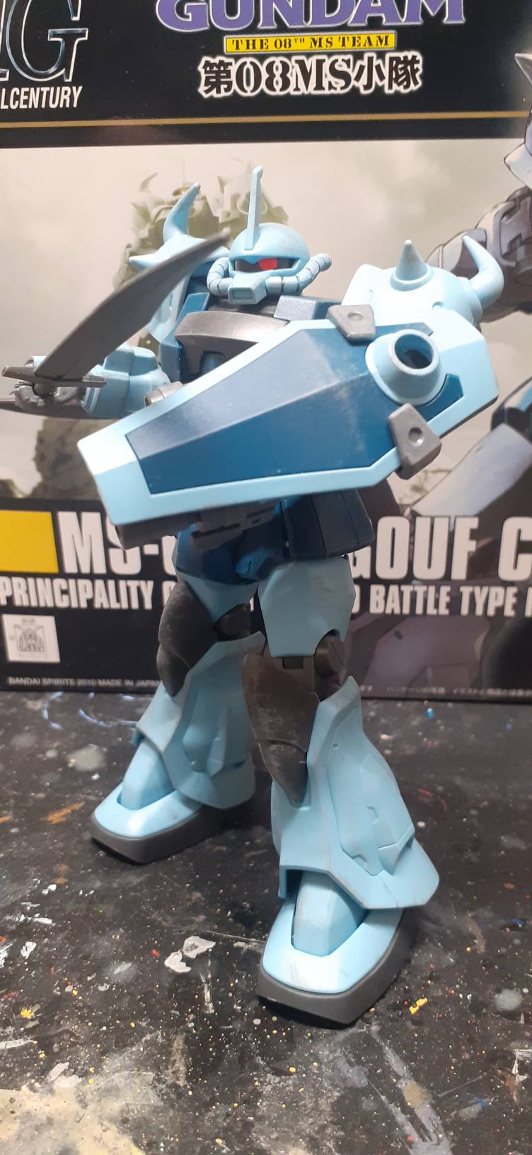 Sieg Zeon Brother! Today is a great day the MS 07B-3 gouf of