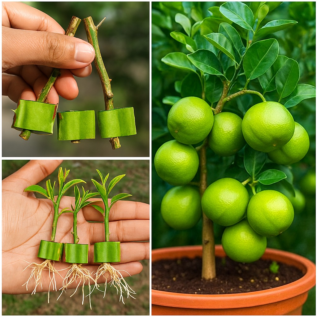 Green - 🌱 Water Propagation for Growing Lemon Plants at Home from ...