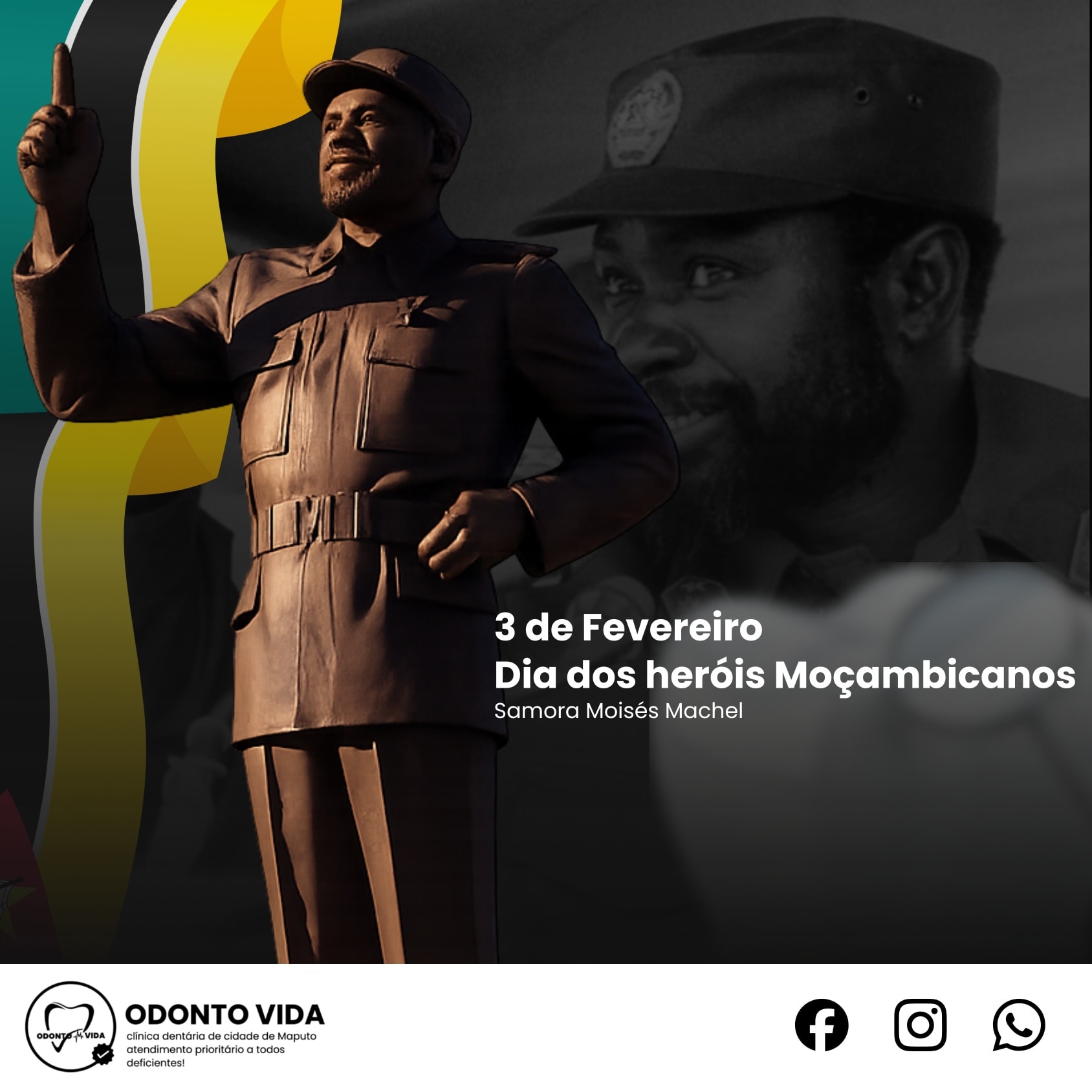 Odonto-Vida - 🇲🇿 3 de Fevereiro — Dia dos Heróis... | Facebook