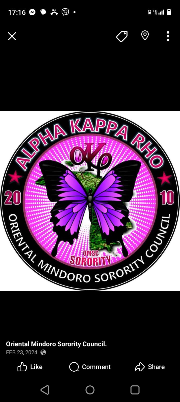Alpha Kappa Rho - Sorority/ Oriental Mindoro Provincial Council