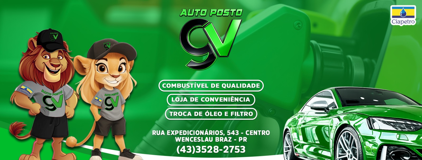 Auto Posto GV | Wenceslau Braz PR