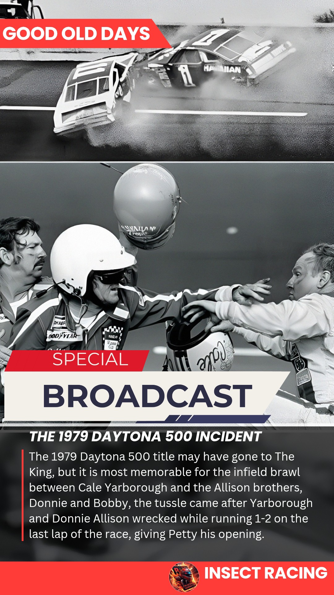 Insect - The 1979 Daytona 500 title may have gone to The King, but it ...