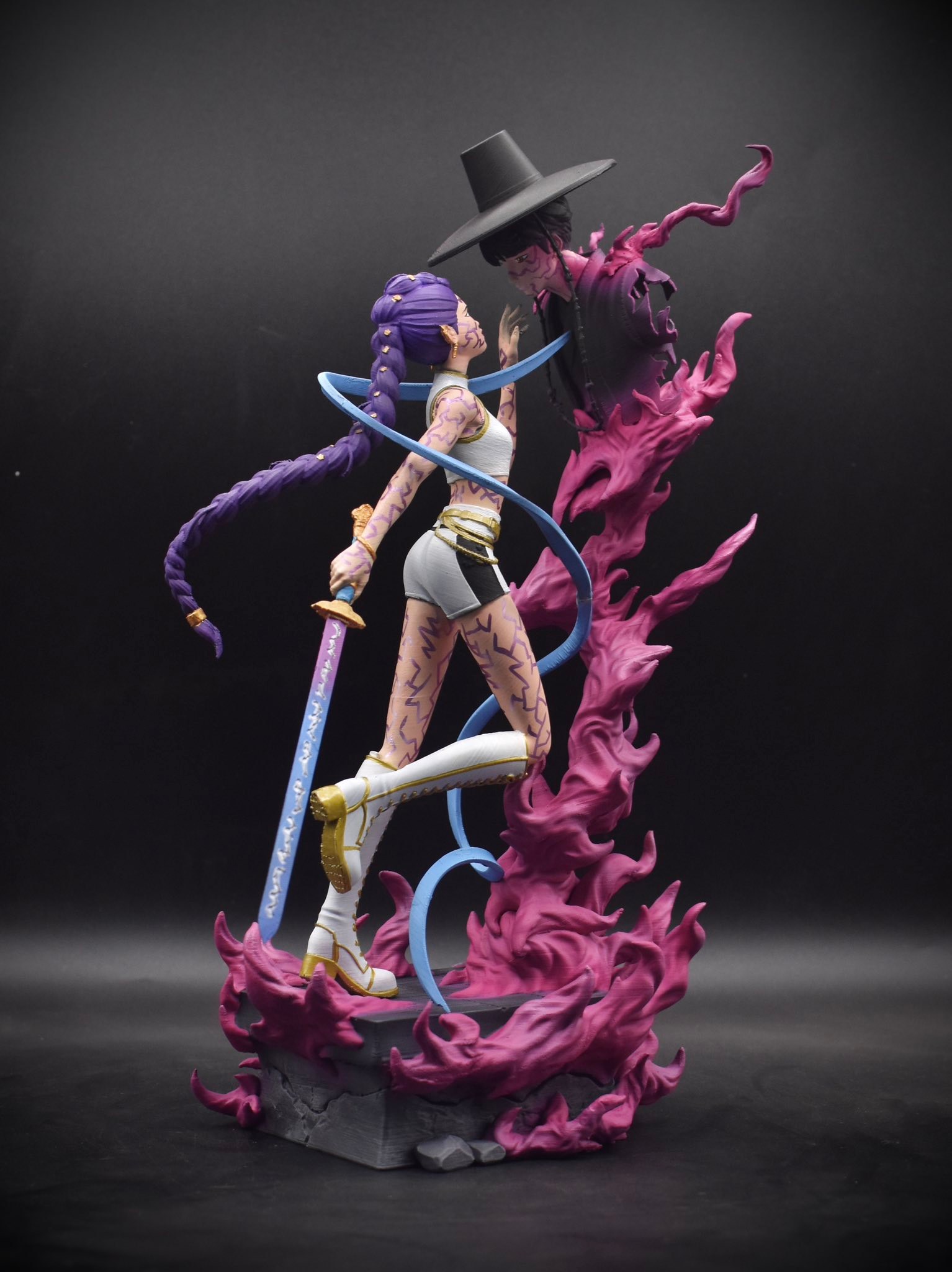6 Figurines K-Pop Demon Hunters - PVC 11 Cm - Coffret Rumi Mira Zoey - Collection Anime - Cadeau Fan