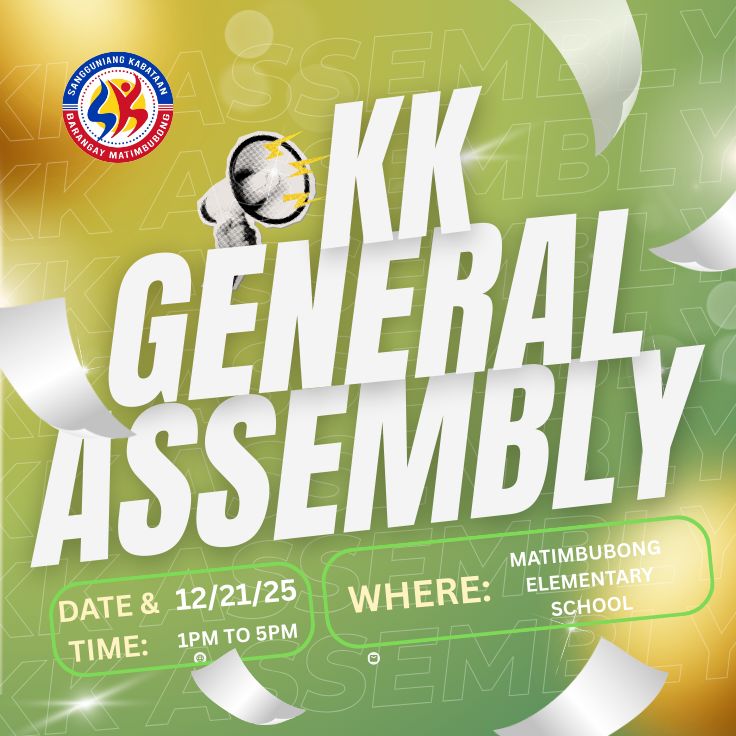 Sangguniang - 𝗪𝗛𝗔𝗧 : 2nd Semester KK Assembly 2025 𝗠𝗔𝗞𝗜𝗟𝗔𝗛𝗢𝗞, 𝗠𝗔𝗞𝗜𝗔𝗟𝗔𝗠 ...