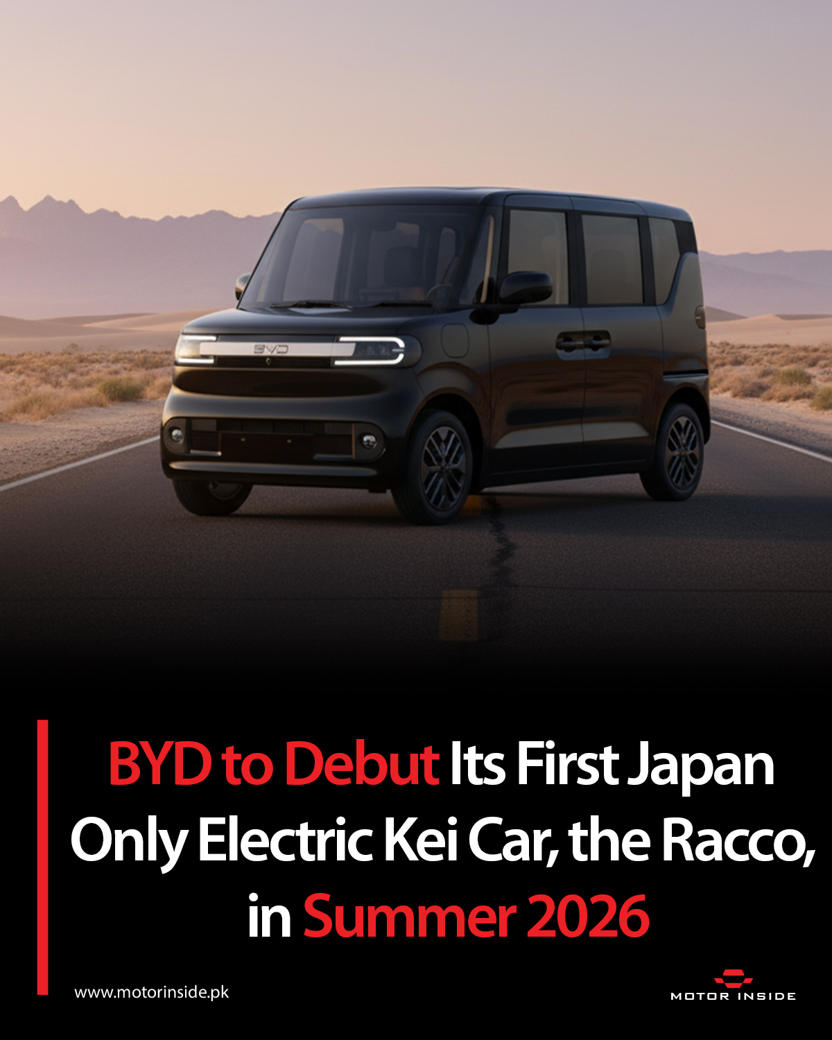 Motor - Chinese automaker BYD has officially revealed its first-ever ...