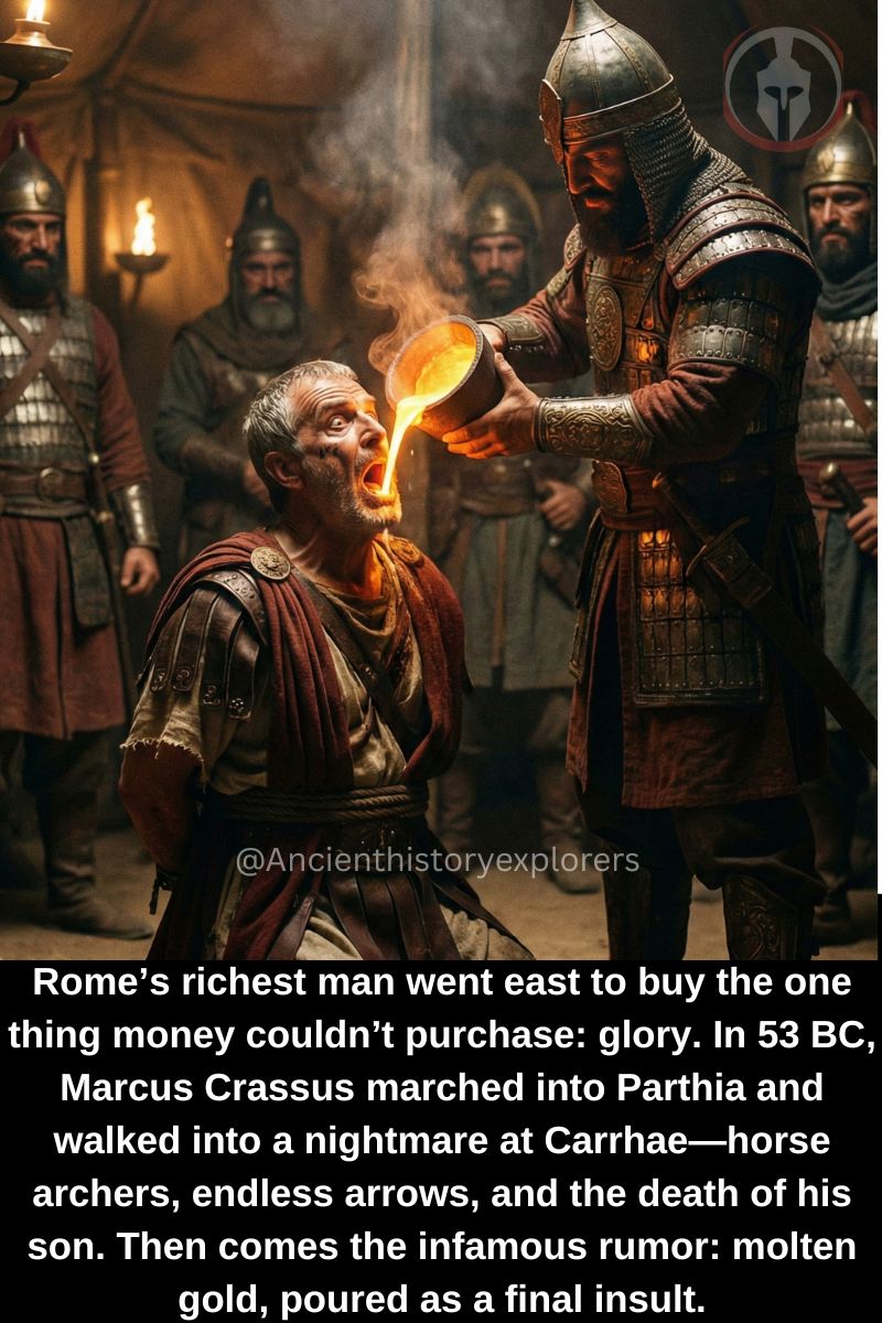 Marcus Licinius Crassus had... - Ancient History Explorers | Facebook