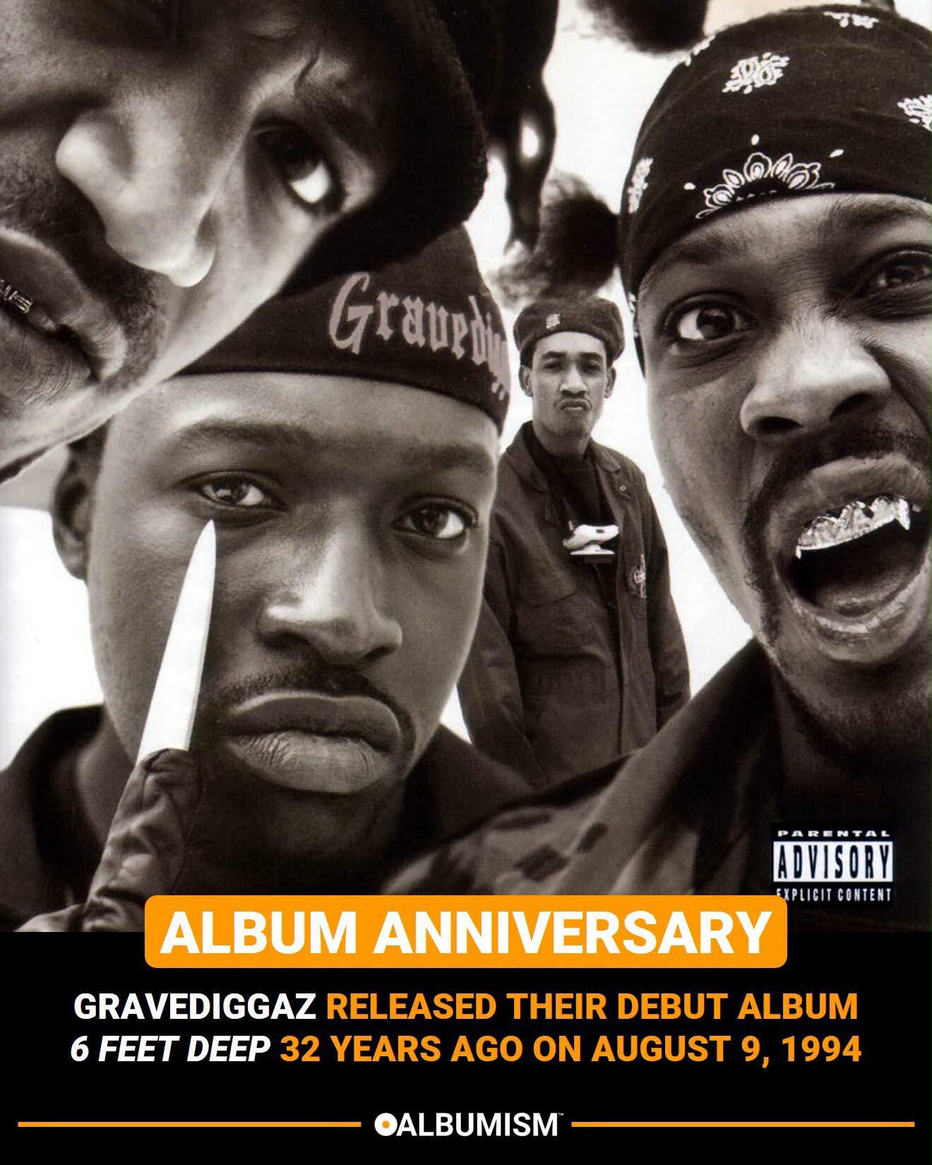 Album of the Day 🎧🎙️ Gravediggaz 6 Feet Deep (1994)