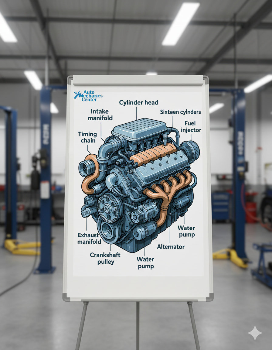 Auto - Did you know? A sixteen-cylinder engine is not just about raw ...