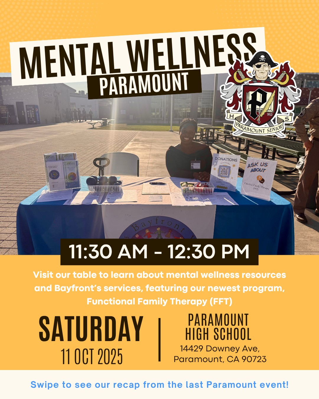🚨 Join us at Paramount... - Bayfront Youth & Family Services | Facebook