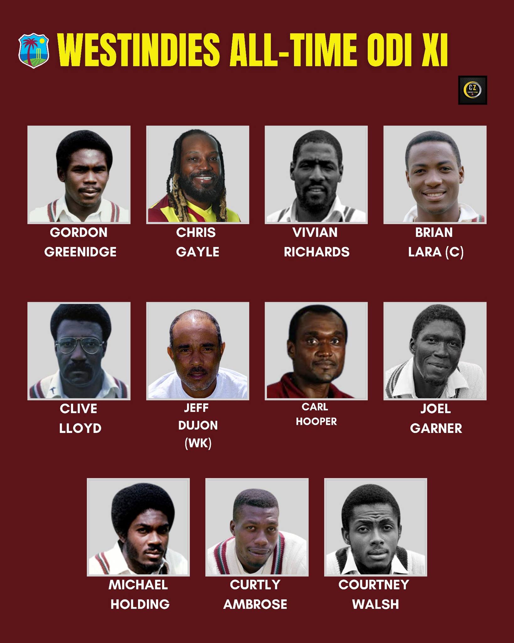 🏏 West Indies All-Time Greatest ODI XI 🔥 | Caribbean Legends