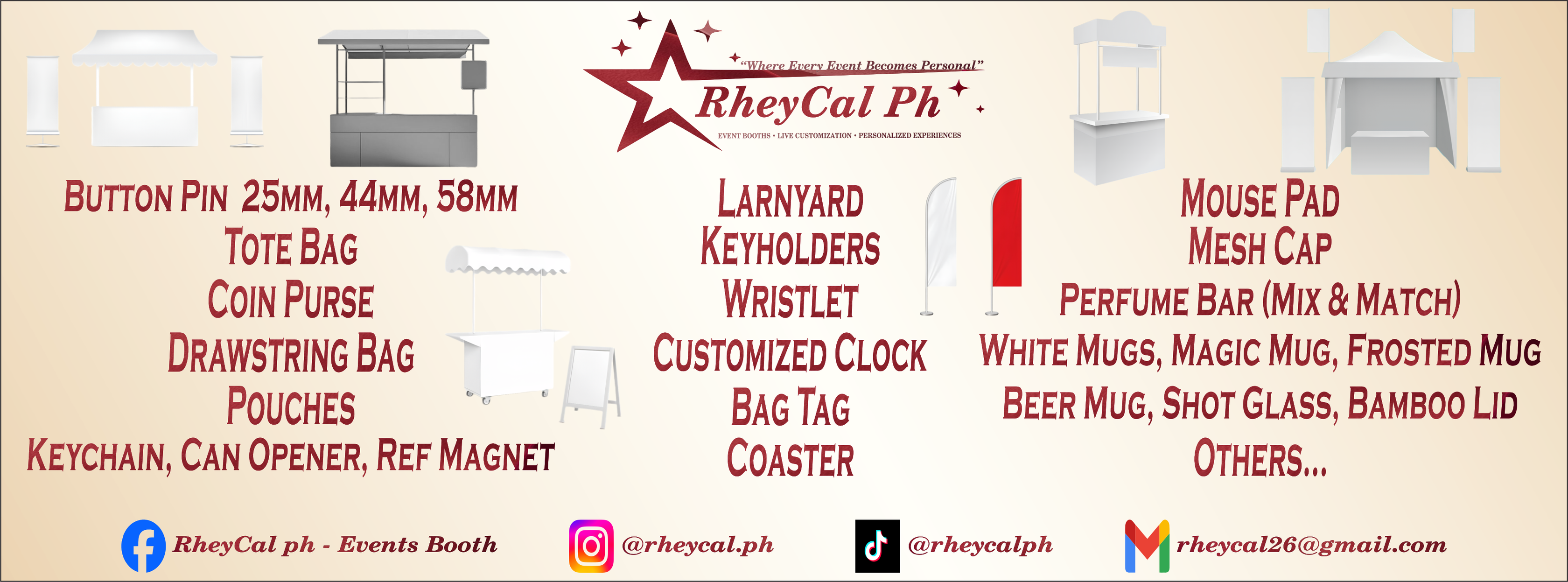 RheyCal ph - Events Booth
