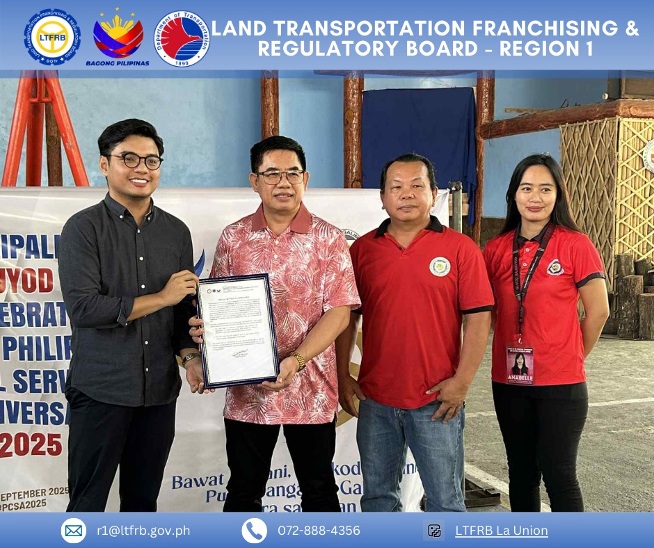 Ltfrb LaUnion - Ltfrb LaUnion added a new photo.