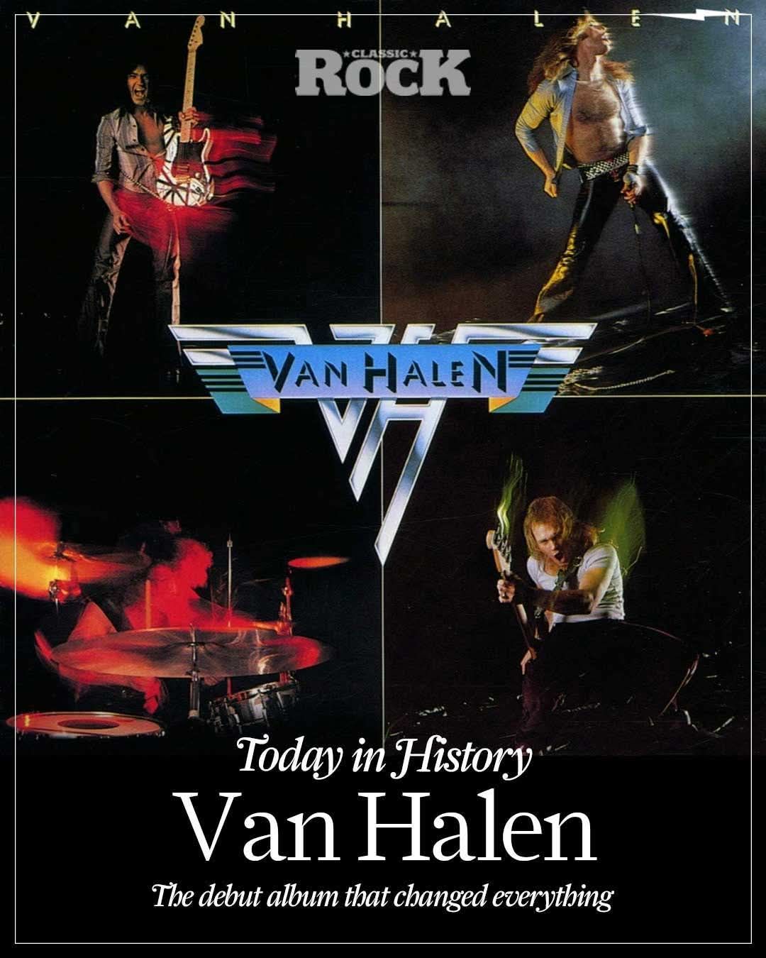 Van Halen デビューアルバム Van Halen released their self-titled debut album on this day in