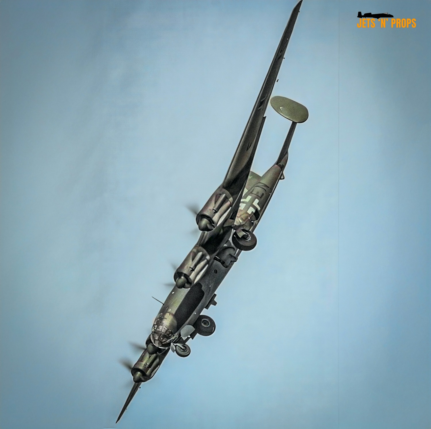 A rare image of the German Messerschmitt Me 264, known by some as