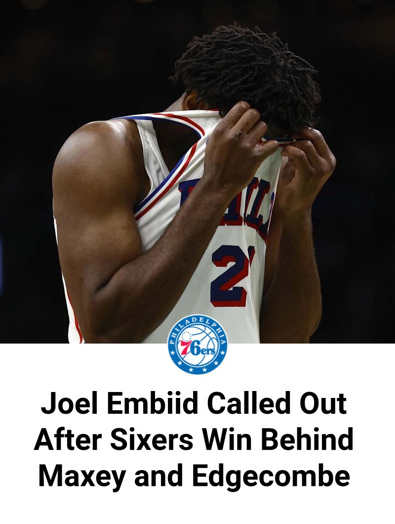 Joel Embiid Called Out After... - Phila Unite True Fans | Facebook