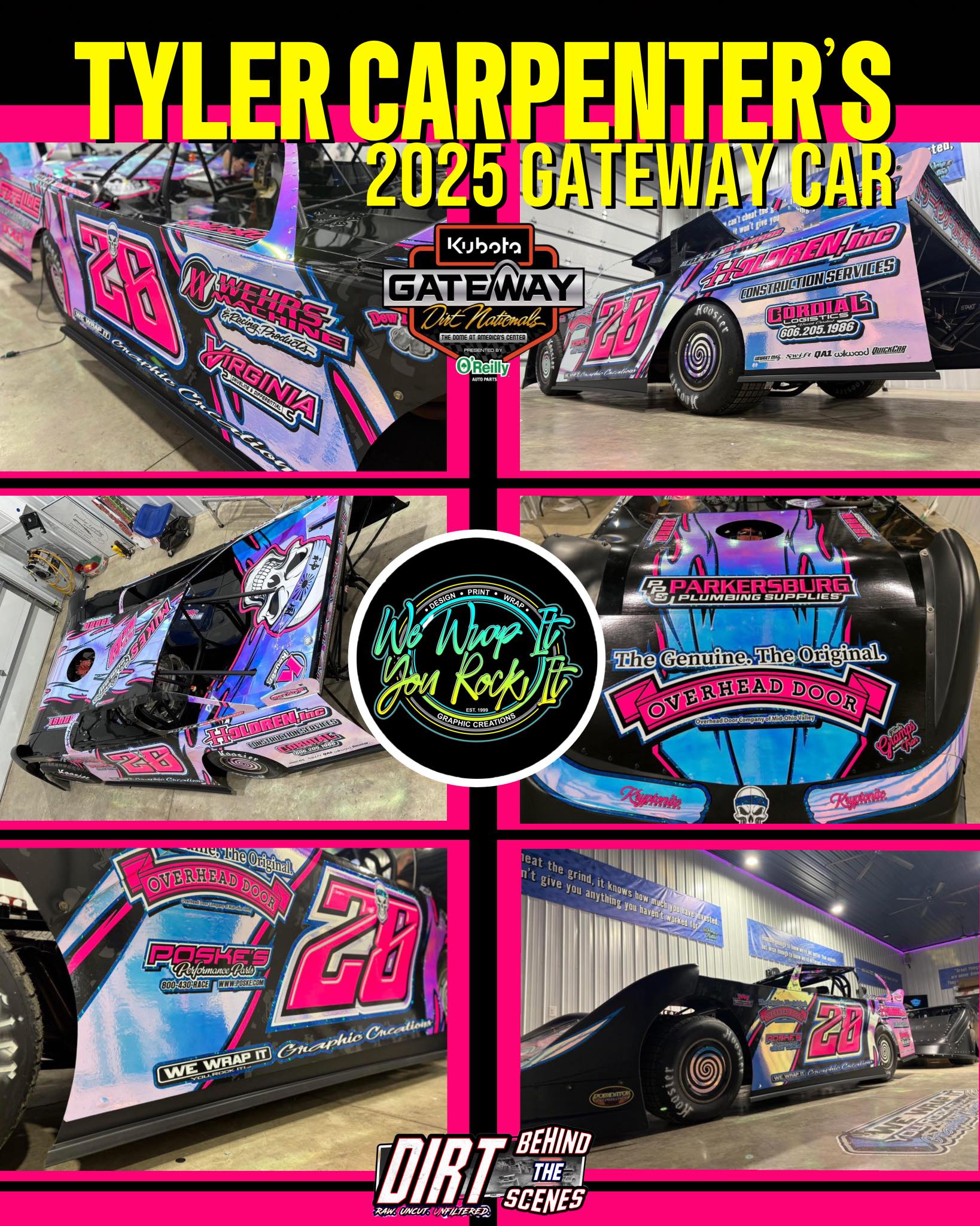 Tyler Carpenter's 2025 Gateway car scheme revealed