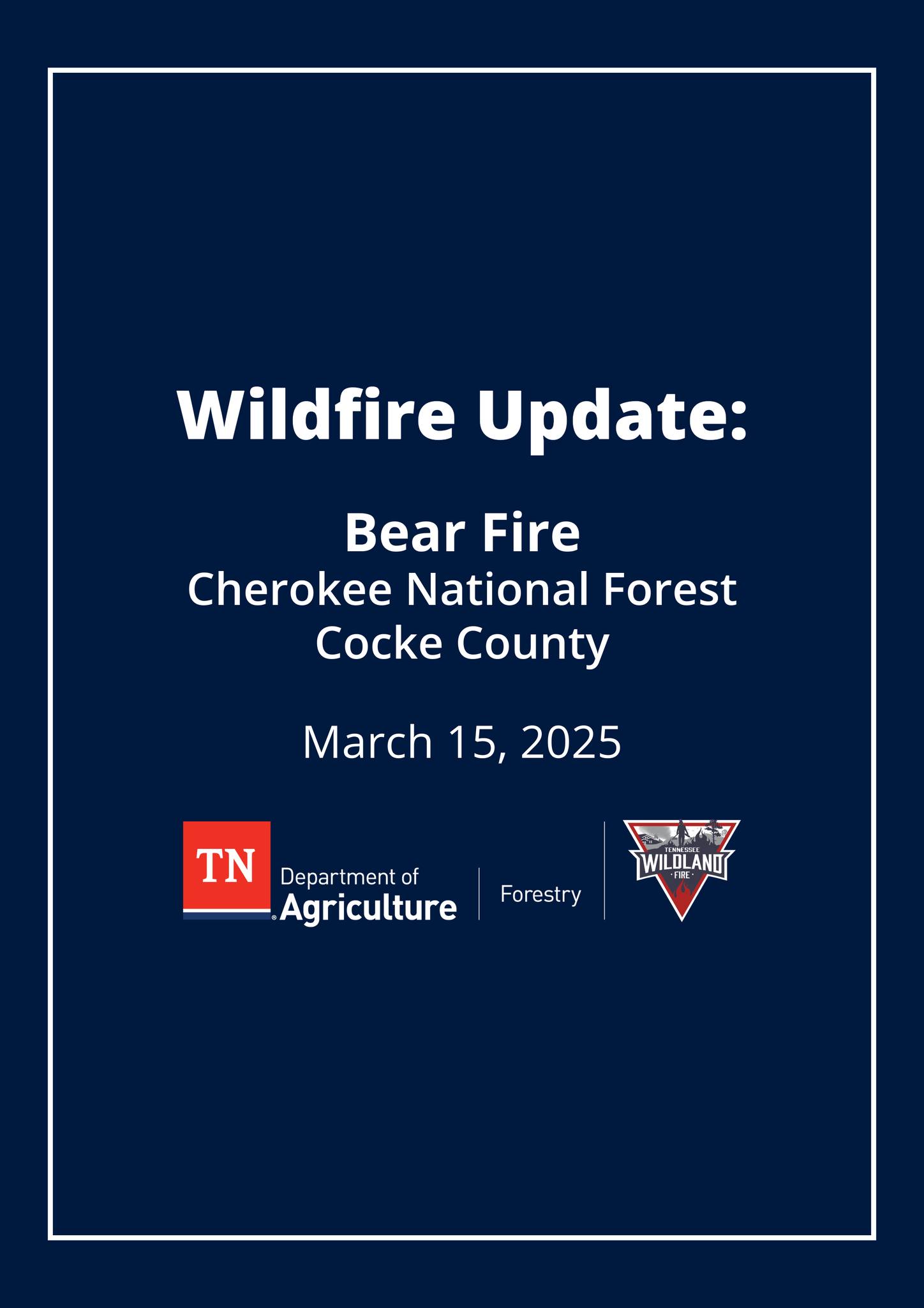TN - Bear Fire - Cocke County - Hall Top Area At around 6 am this ...