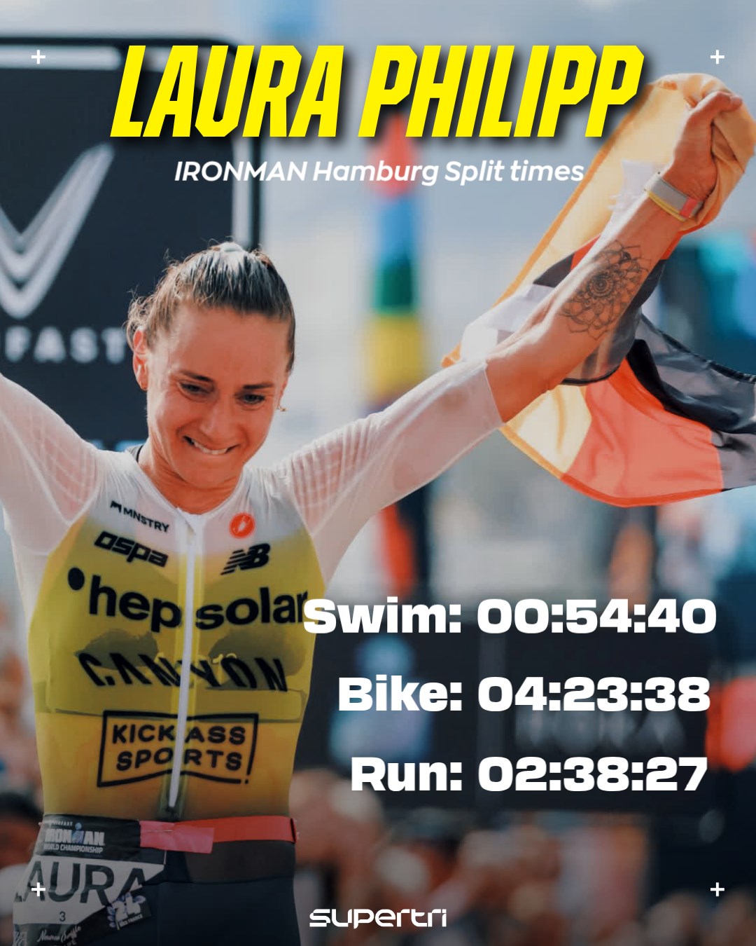 Supertri - Let’s break it down. 🔍💥 Laura Philipp’s record-shattering 8: ...