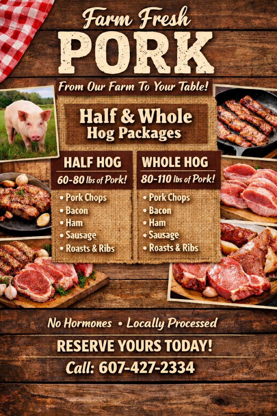 The Hand - February butcher pigs are all spoken for we’re now taking ...