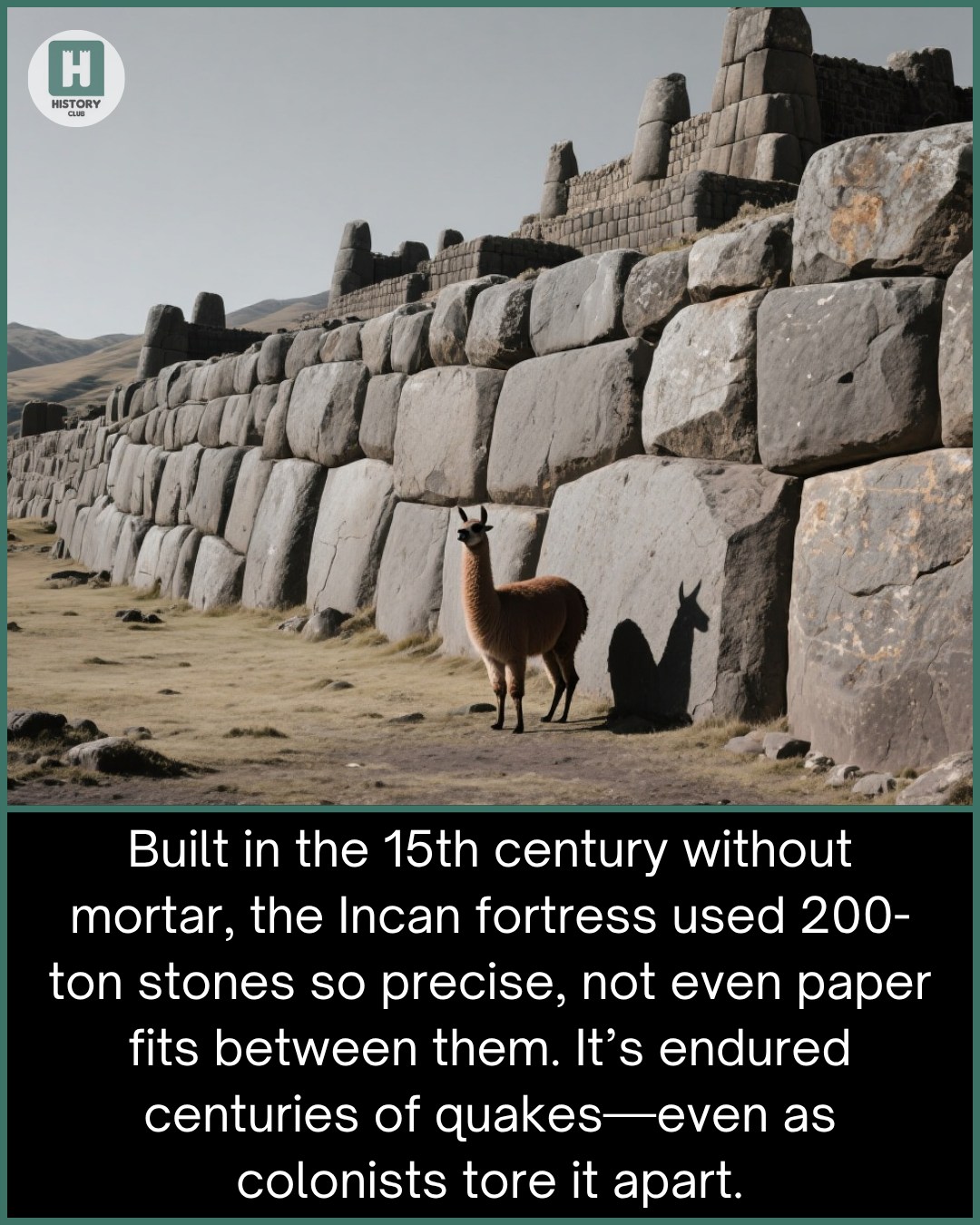 History Club - The Stone Puzzle of the Andes In the 15th... | Facebook