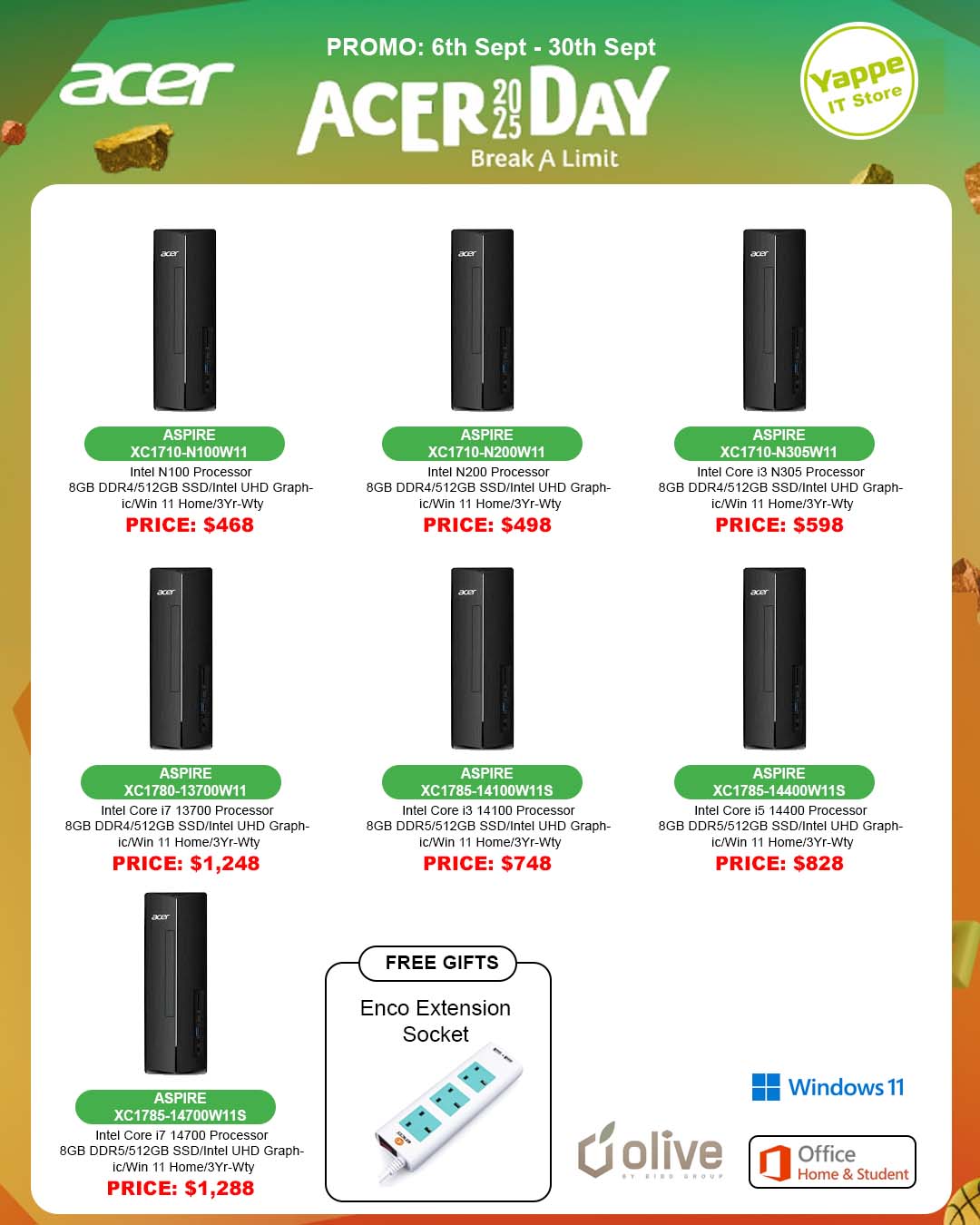 Yappe Store - 💻 Acer Day 2025 is here! 💻 Power up your... | Facebook