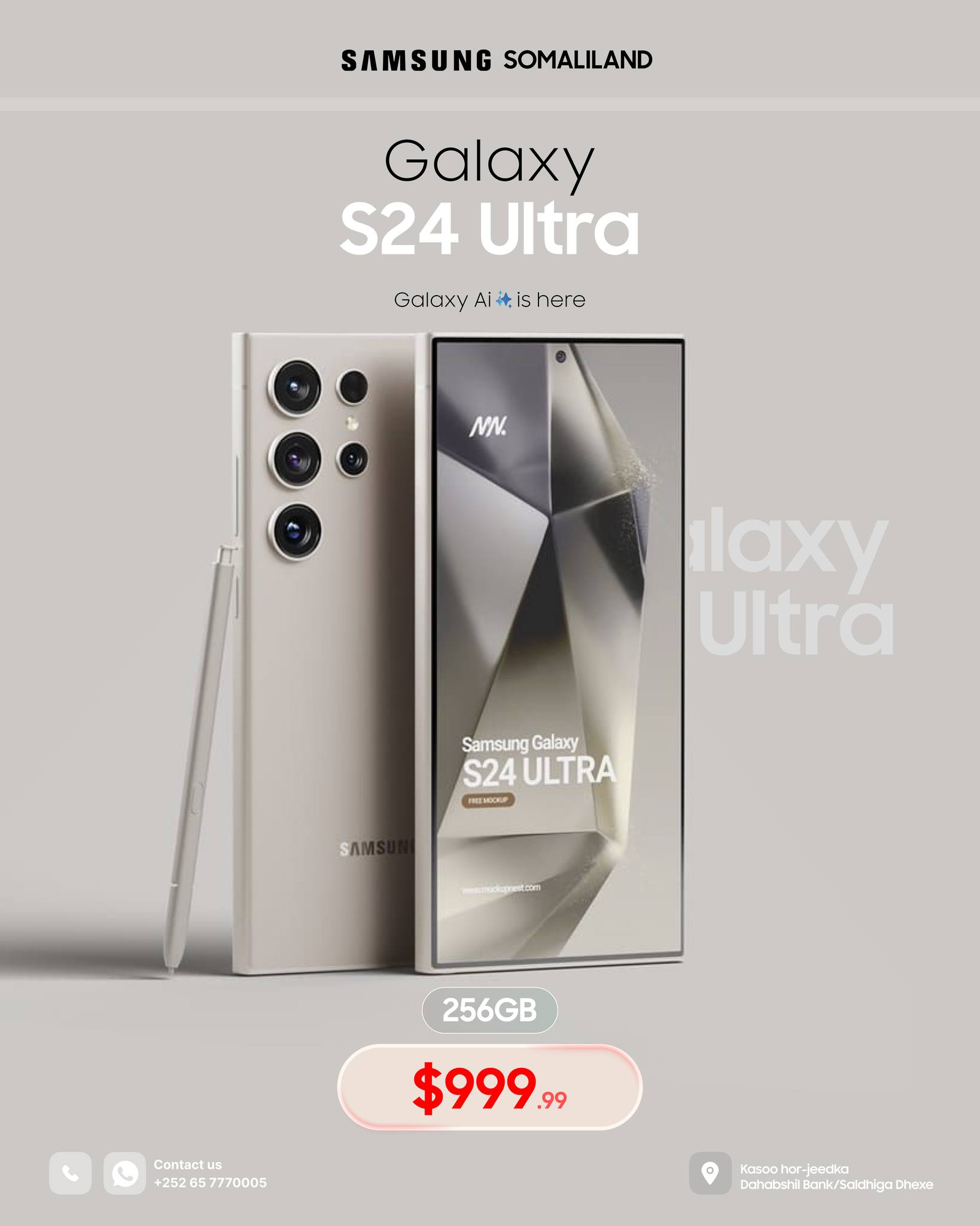 SM - Samsung Galaxy S24 Ultra 256GB | Built for the extraordinary