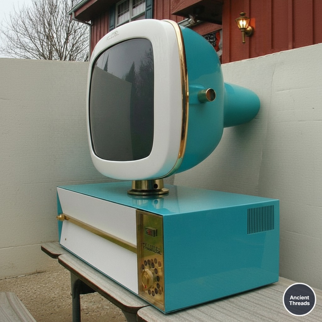 1958 Philco Predicta TV set with 25ft cord