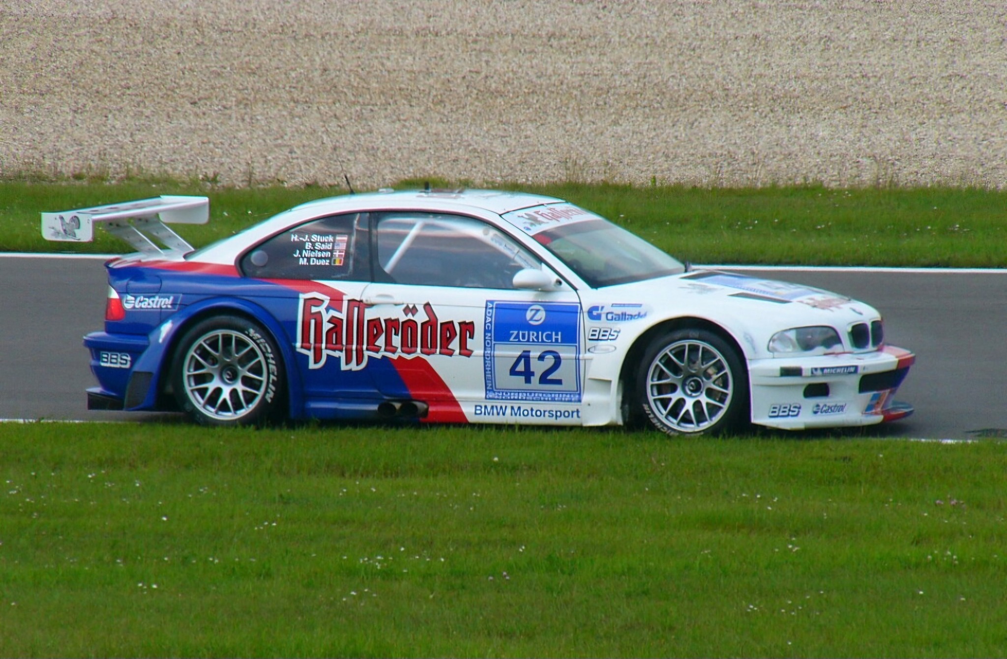 24h Nürburgring 2003 BMW M3 GTR Marc Duez Boris Said Hans Joachim