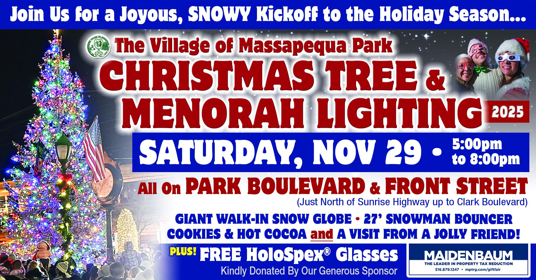 Massapequa Park Tree Lighting 2022
