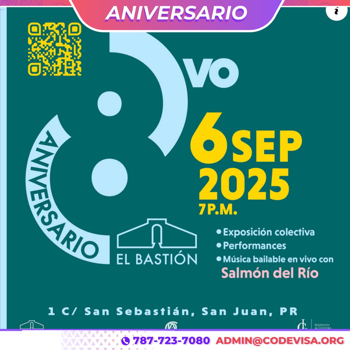 Codevisa - 🎉 ¡El Bastión celebra su 8vo aniversario! 🎉 Pasa y disfruta ...