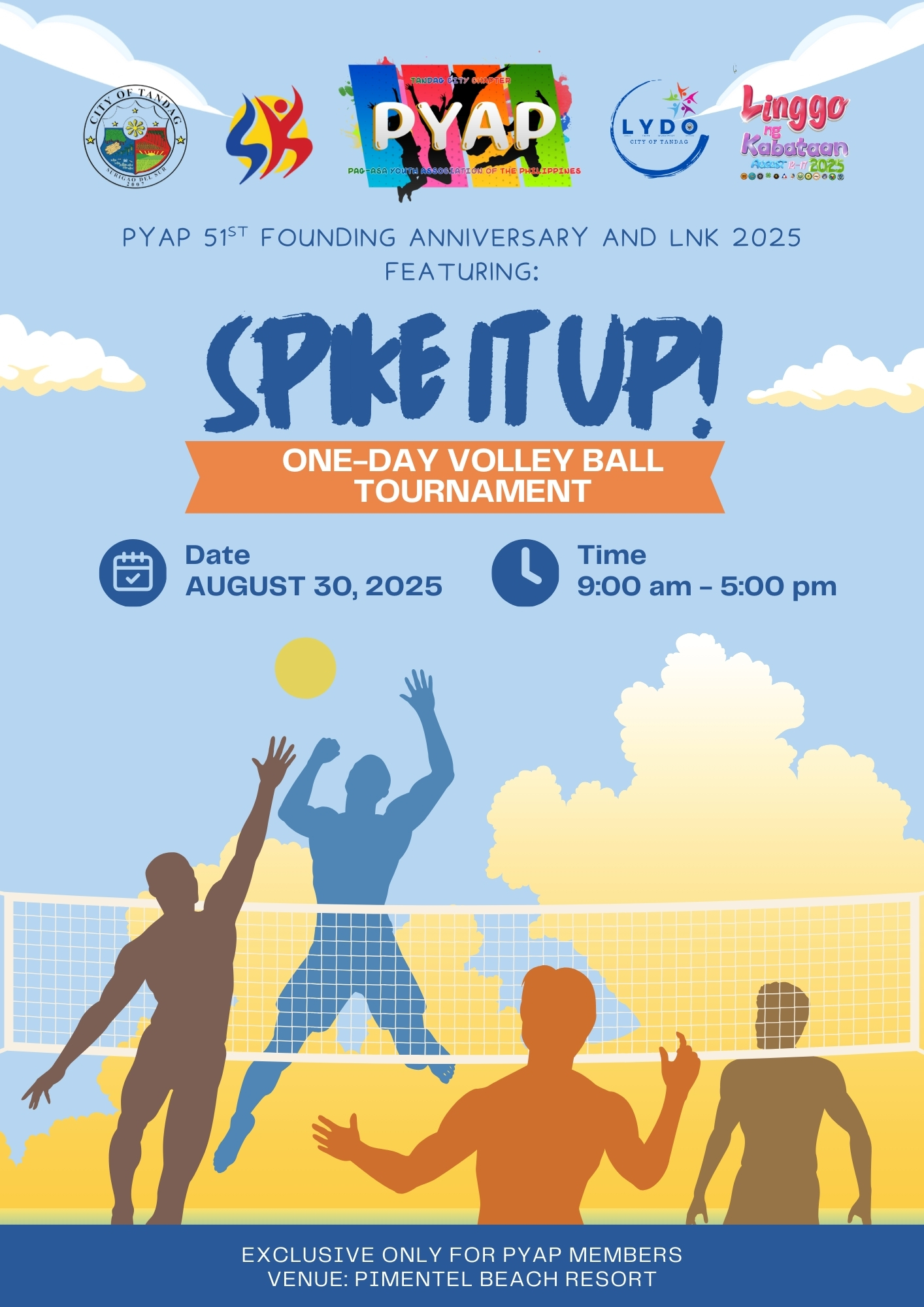 🏐 𝐏𝐘𝐀𝐏 𝐕𝐨𝐥𝐥𝐞𝐲𝐛𝐚𝐥𝐥 𝐓𝐨𝐮𝐫𝐧𝐚𝐦𝐞𝐧𝐭 𝟐𝟎𝟐𝟓! 🏐... - LYDO Tandag City | Facebook