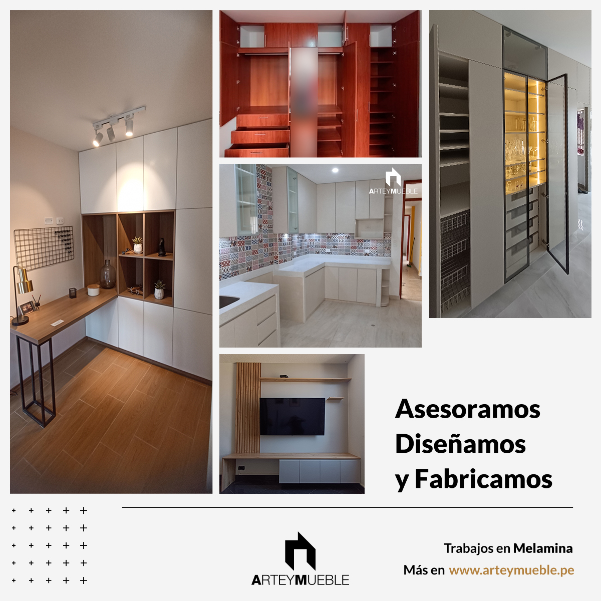ArteyMueble.pe - 🏡🏢 Realizamos muebles en melamina... | Facebook