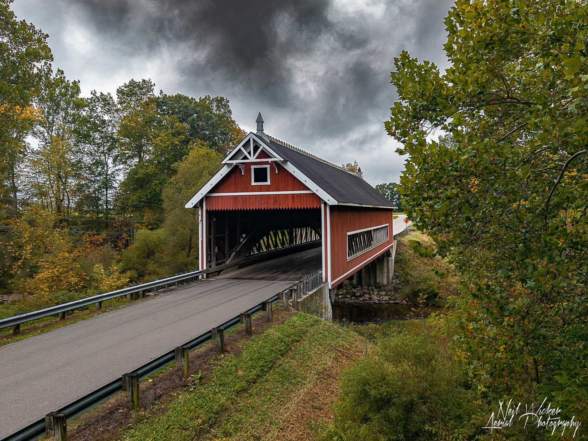 Neil - The “Neo Victorian” 110 foot Netcher Covered Bridge | Facebook