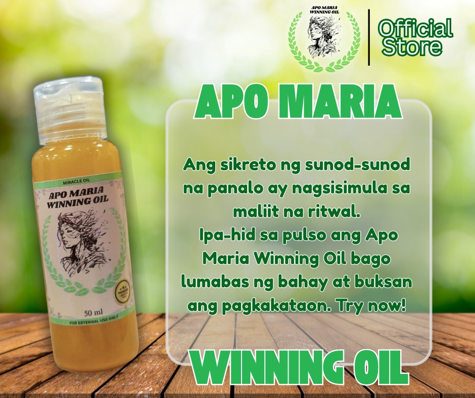 Apo Maria - Winning Miracle Oil | Bontoc
