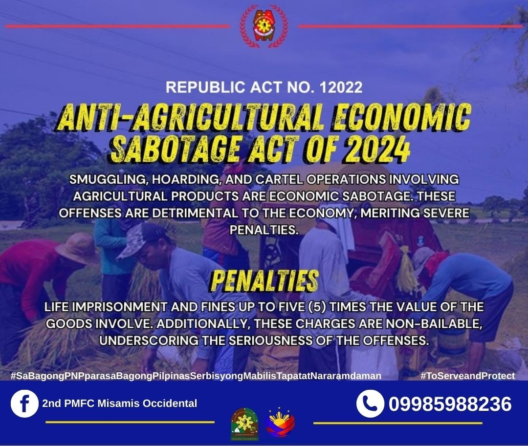 Infographic| RA 12022, also... - 2nd PMFC Misamis Occidental | Facebook