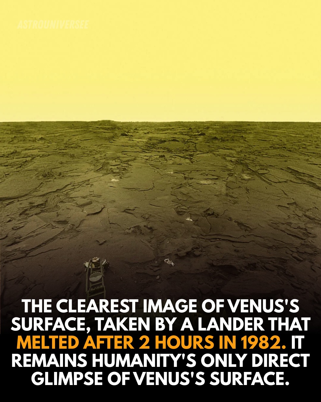 Venera 13 spacecraft explores Venus' surface
