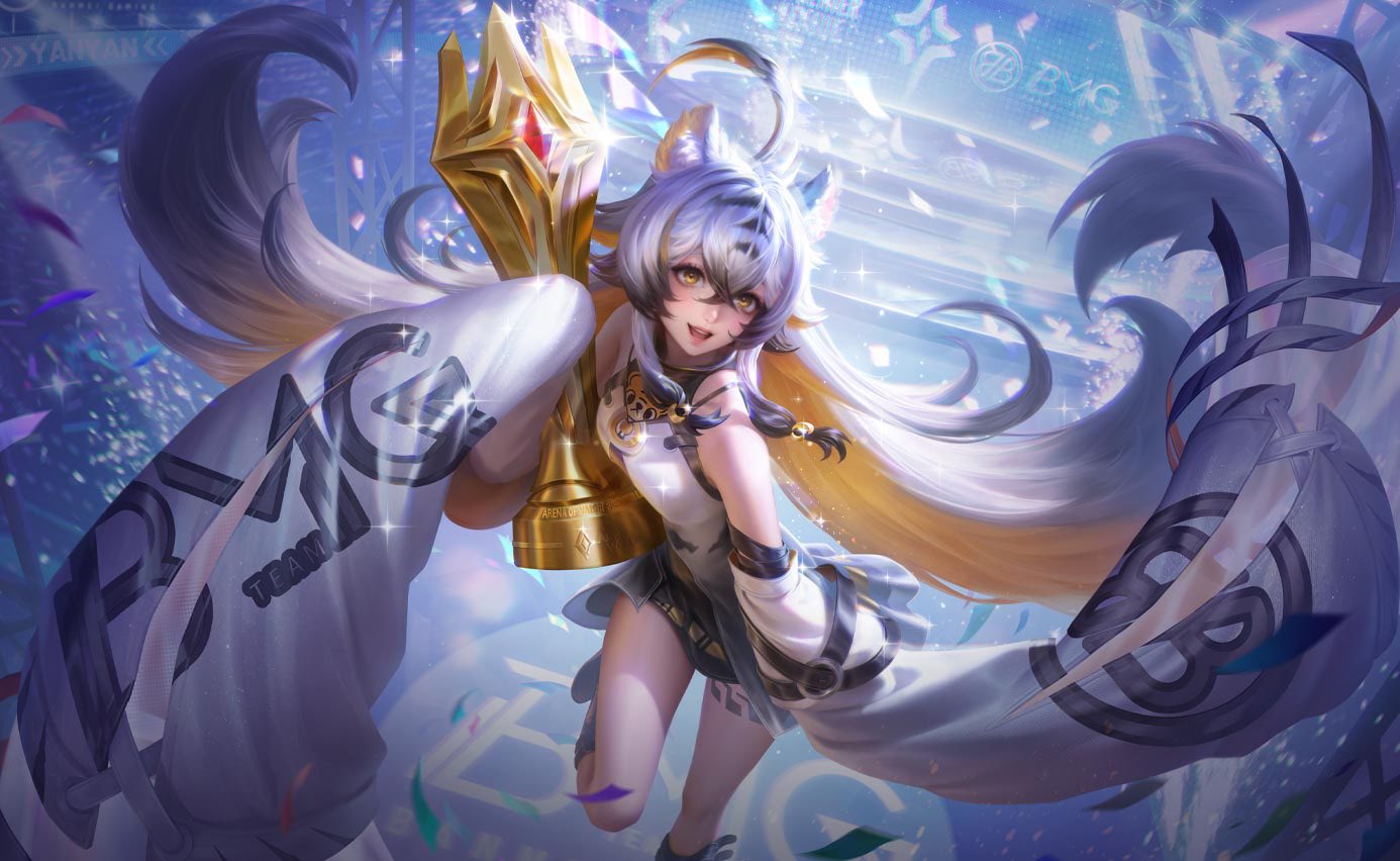 New Skin Splash Art 1.Astrid - Rogue Wave [A] 2.Yan - Moon Rabbit