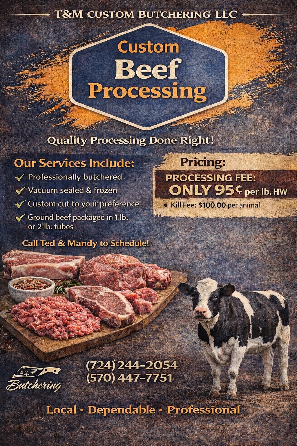 T&M Custom Butchering LLC... - T&M Custom Butchering LLC