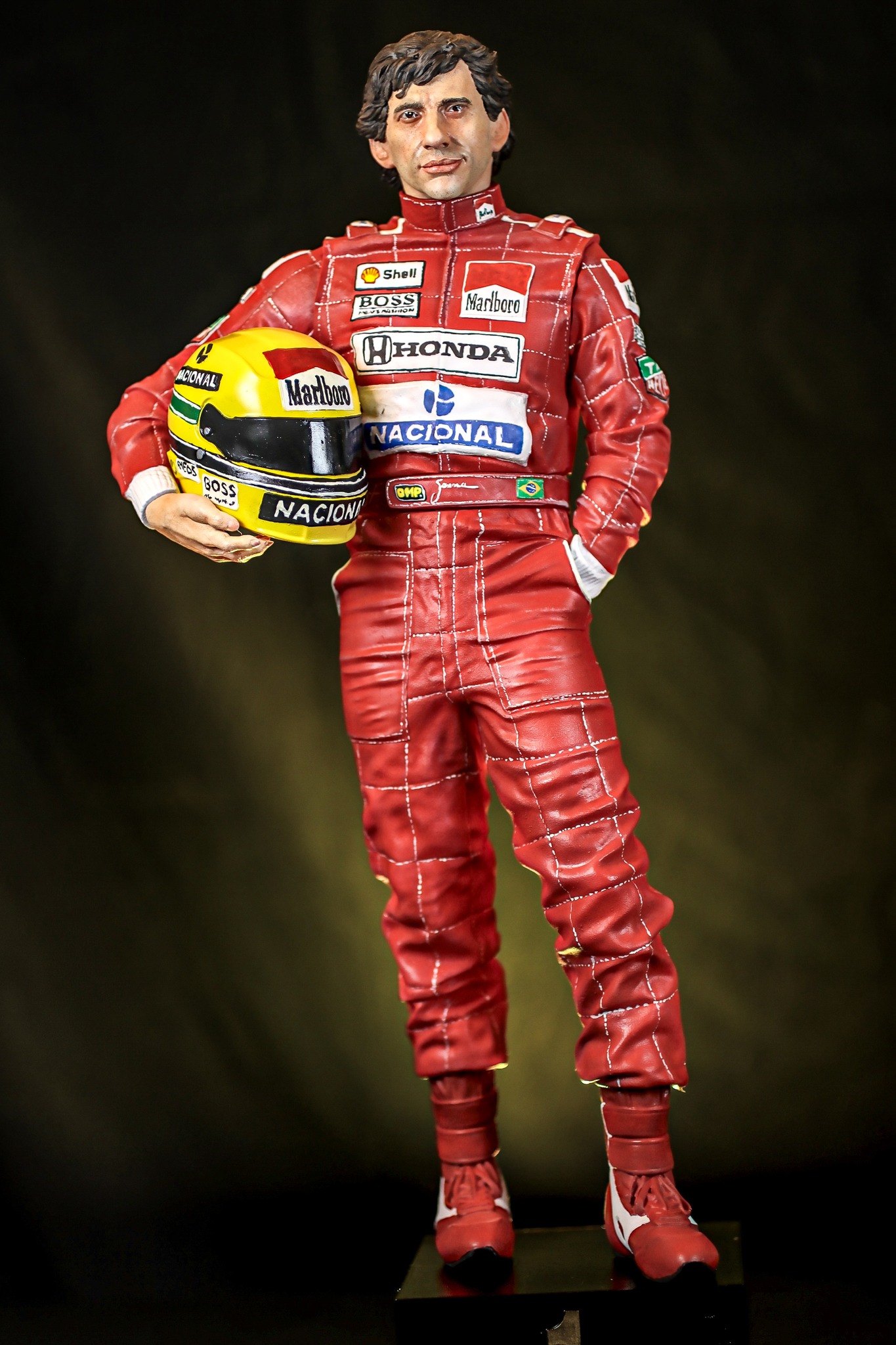 1:6 Scale Ayrton Senna Racing Suit Got commissioned to tailor this