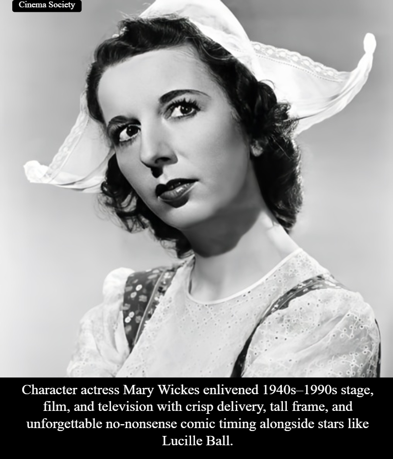 Cinema - Mary Wickes built a remarkable career by embracing the role of ...