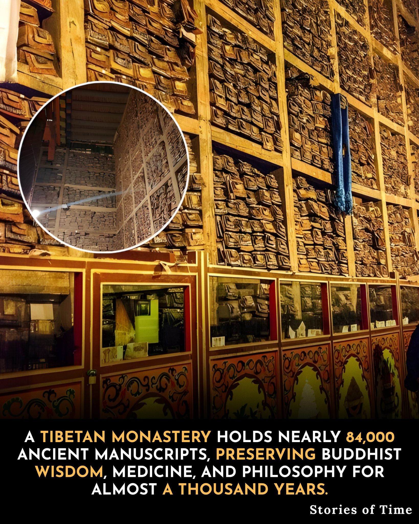 Stories - High in the mountains of Tibet lies a monastery that has ...