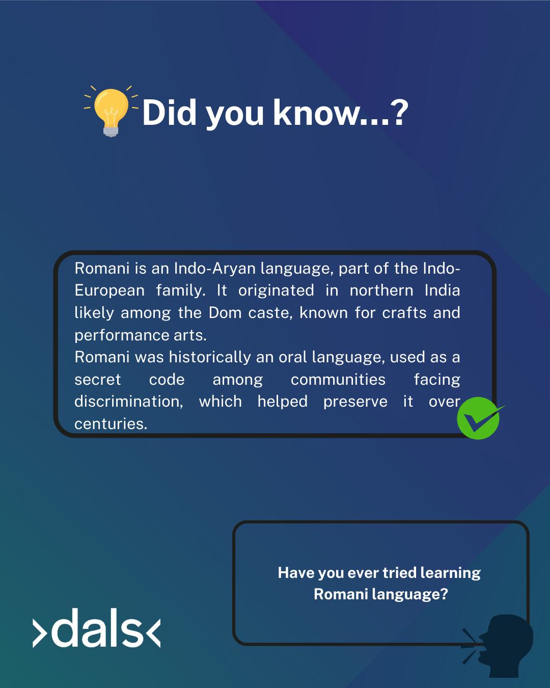 Dals - Did you know Romani has journeyed across continents, cultures ...