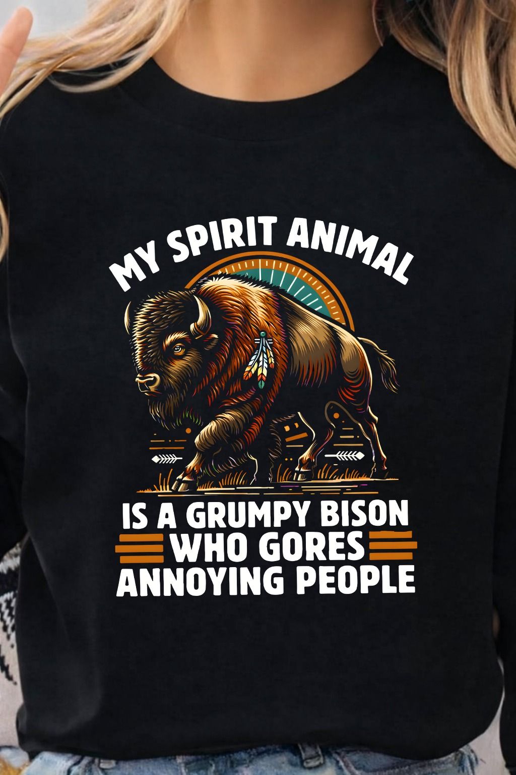 Buffalo Lovers | https://retrievertees.com/grumpy-bison-10 | Facebook
