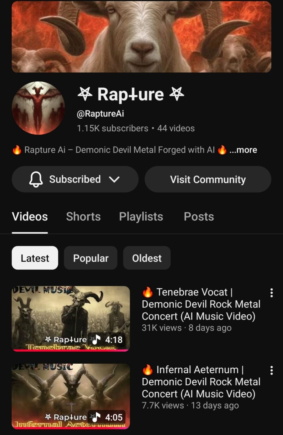 𖤐 Rap⸸ure Ai 𖤐 - 🔥⚠️ EXCLUSIVE CONTENT ON OUR YT ⚠️🔥 Link... | Facebook