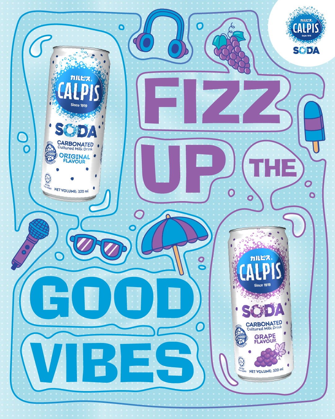 Calpis Soda Malaysia