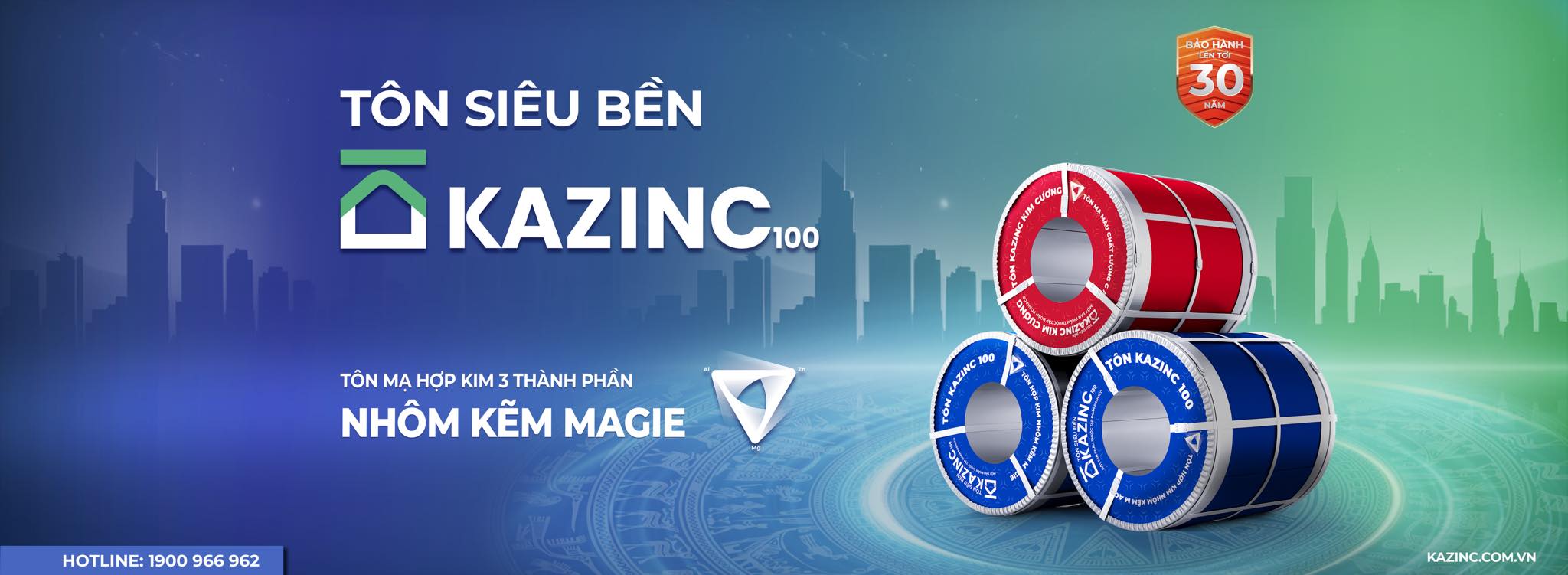 Tôn siêu bền Kazinc | Hanoi