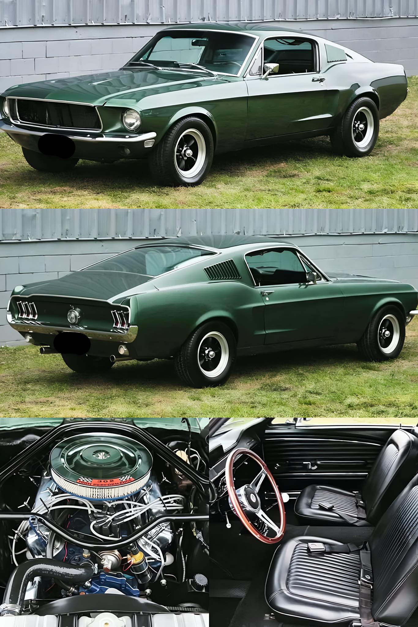Car - 1968 Ford Mustang Fastback — Bullitt Tribute 1968 Ford Mustang ...