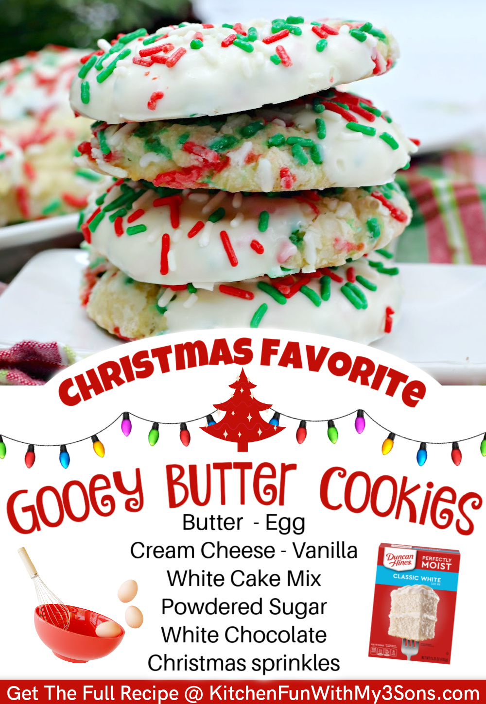 Christmas OOEY GOOEY BUTTER... - Kitchen Fun With My 3 Sons | Facebook