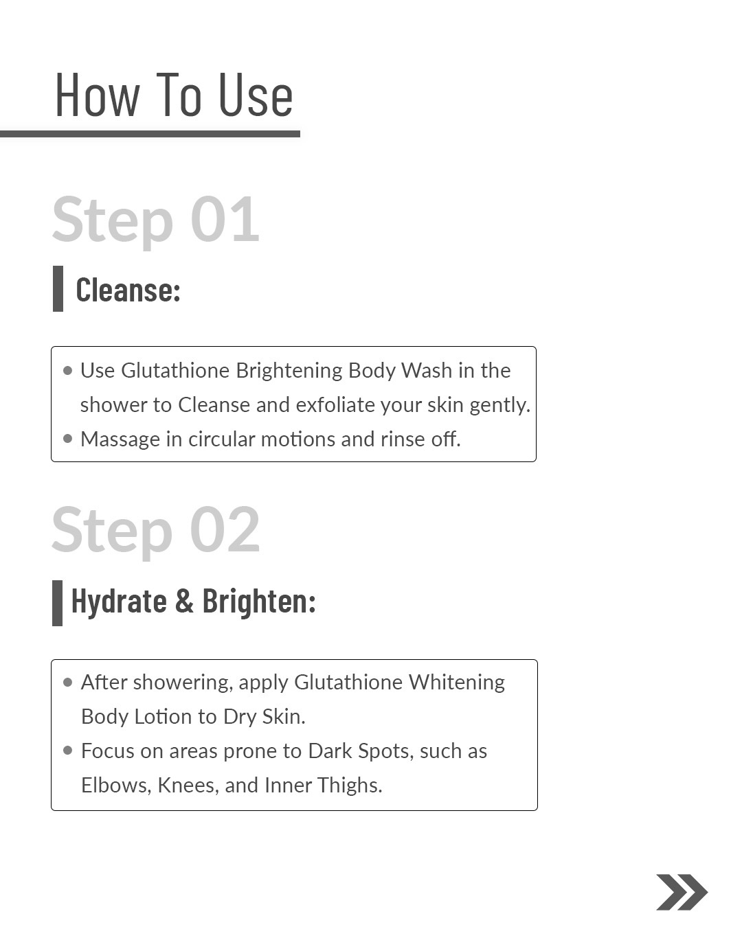 Meet the NeutraGlow Body Brightening Bundle — your complete solution for visibly brighter, smoother, more even-looking skin. ✔️ Helps brighten and improve overall body tone ✔️ Targets stubborn dark areas like knees