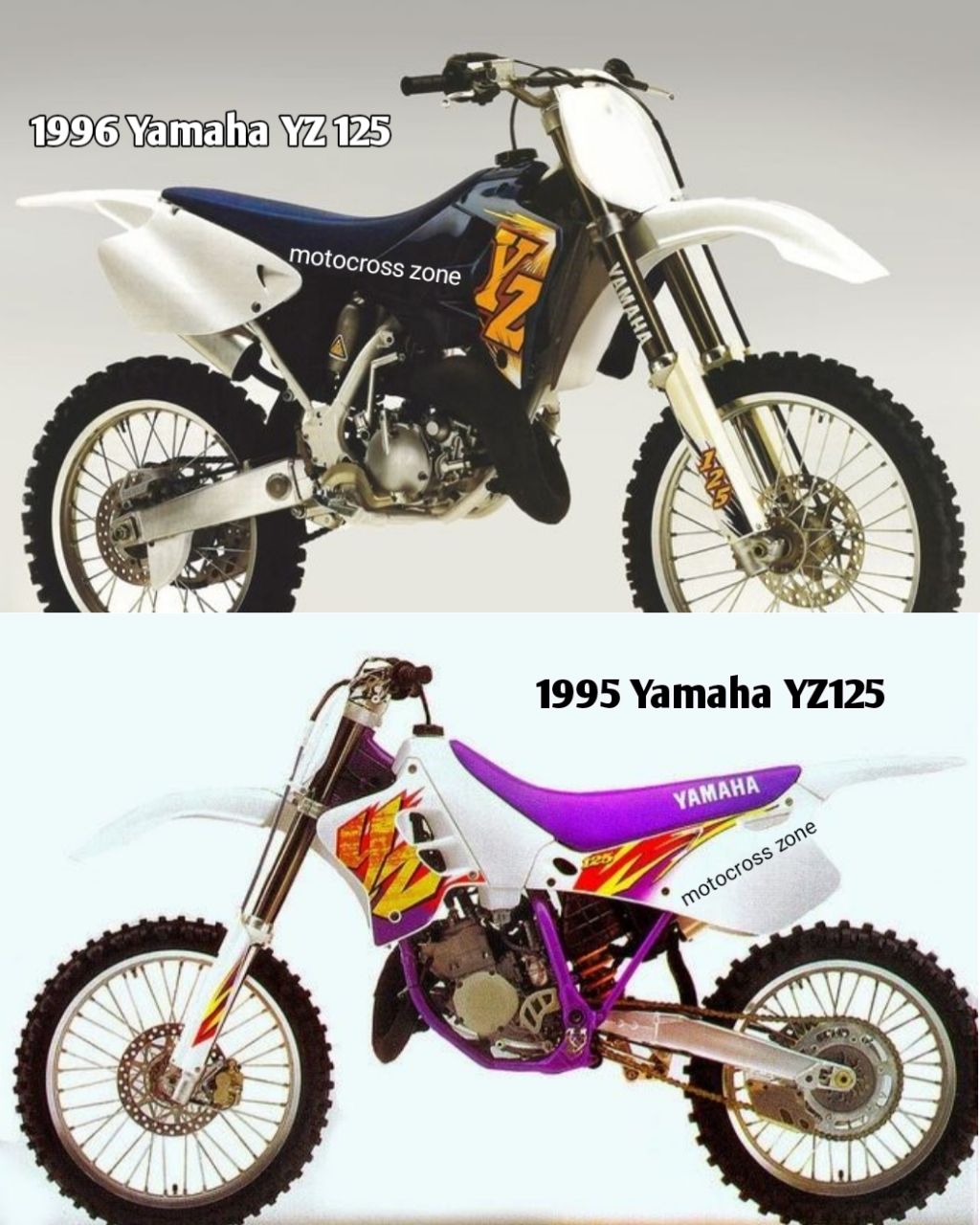 1996 Yamaha YZ 125 or 1995 Yamaha YZ 125